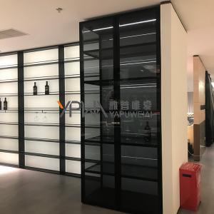 glass cabinet,  aluminum cabinet, storage shelve